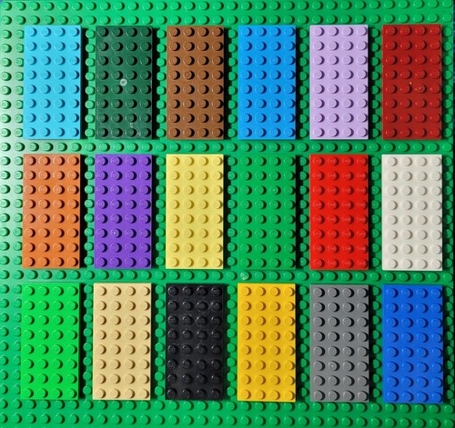 Lego 3035 piastre 4x8 - piastre,