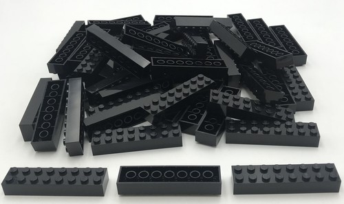 Lego mattoncini neri nuovi - mattoncini,
