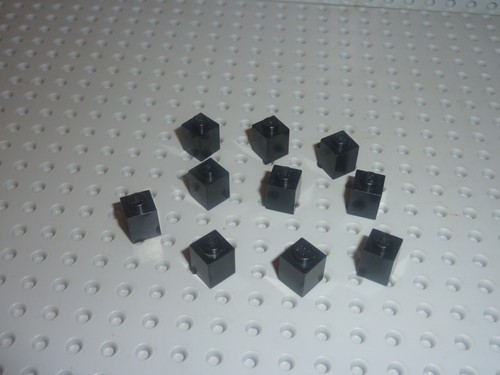 Lego black bricks 1x1 - 10,