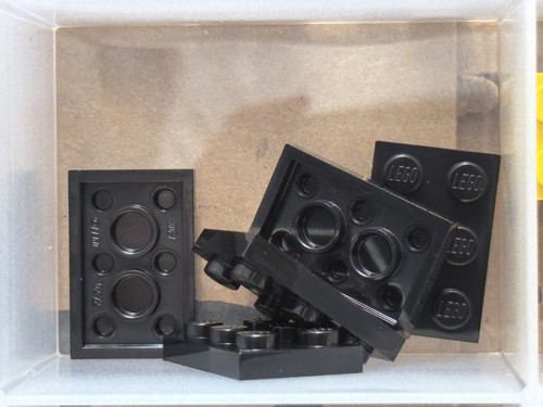 Lego parts piastra nera 2 - piastra,