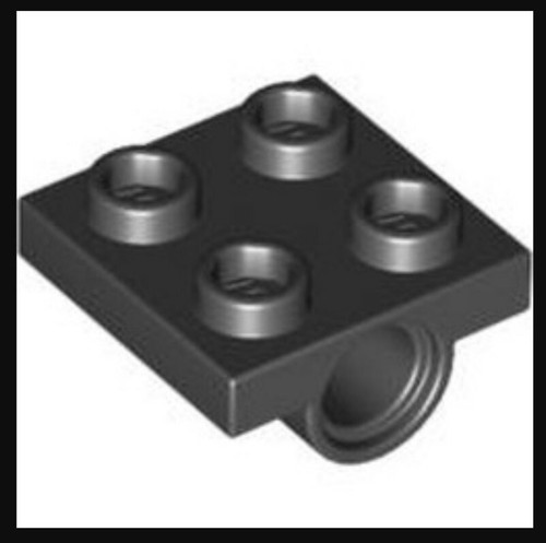 Lego 2444 black plate - lego, black plate