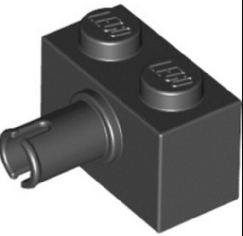 Lego 2458 black brick - lego, black brick