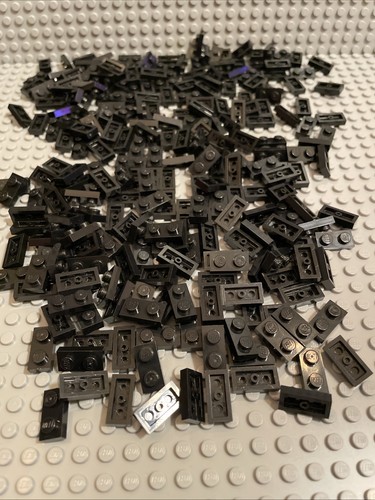 Lego piatto nero 1x2 - nero,
