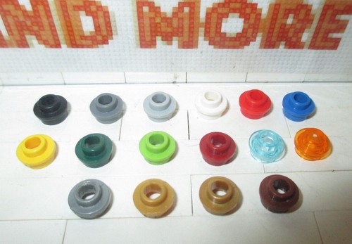 Lego plate plaque round 1x1 - -,