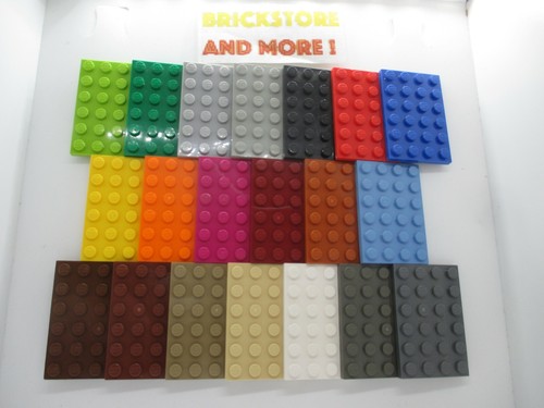 Lego plaque plate 4x6 6x4 - lego,