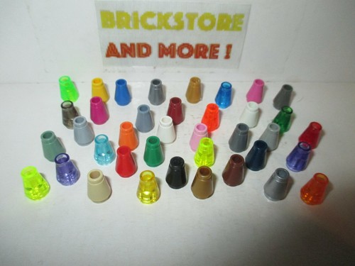 Lego brick brique round cone - lego,