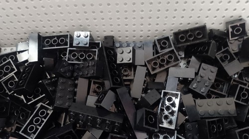 Lego black brick bundle lotto - lego,